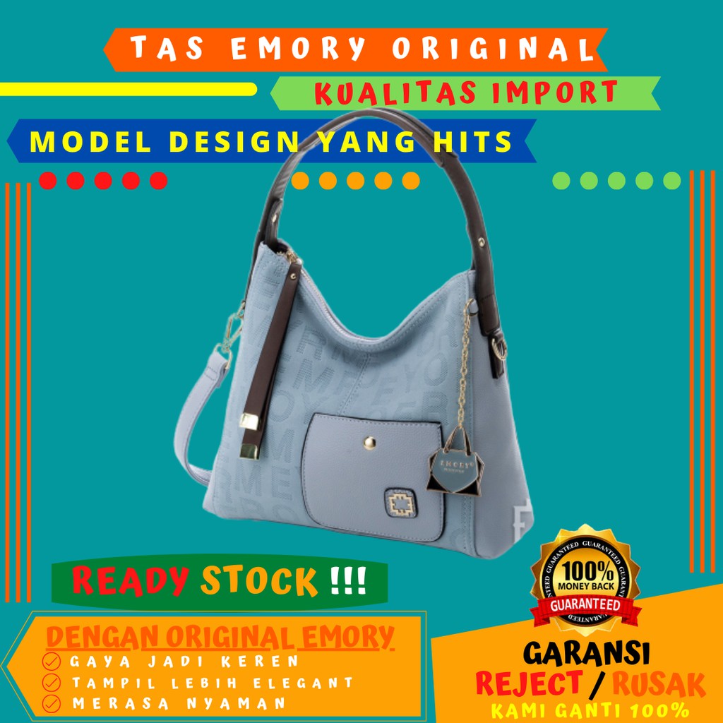 TAS WANITA EMORY HARRINE ORIGINAL 01EMO3175 SHOULDER BAHU BAGS MODEL TERBARU ORI BRAND