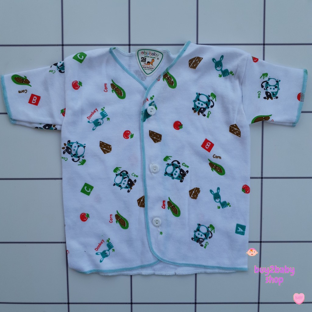 Baju Bayi lengan pendek Abiy Baby isi 6 PCS