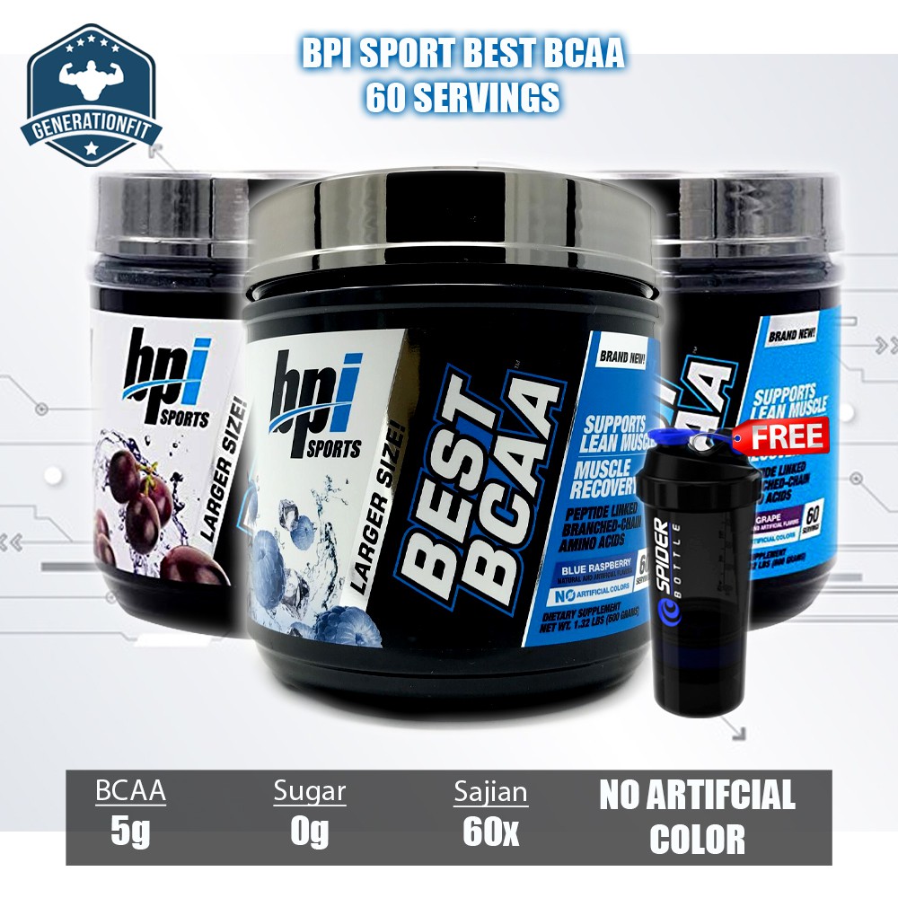 BPI Sports Best Bcaa 60 Servings BPOM Bcaa Powder