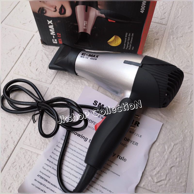 HAIR DRYER / HAIRDRYER G-MAX /PENGERING RAMBUT LIPAT