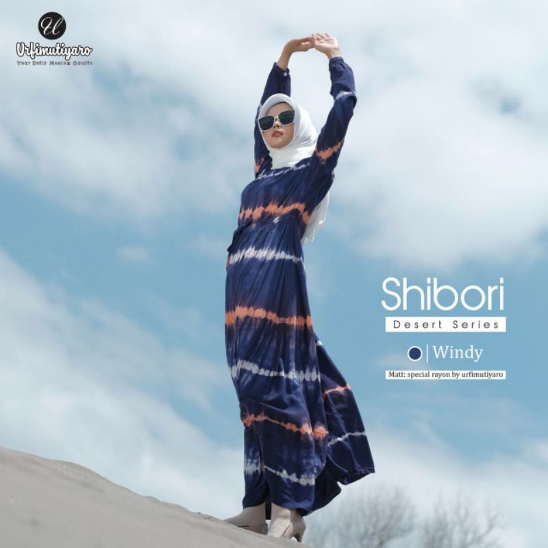gamis shibori dress by urfimutiyaro