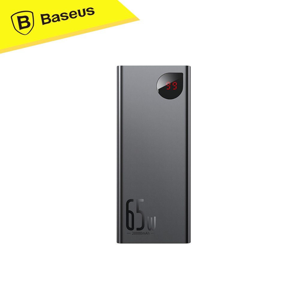 Powerbank Baseus Adaman 20.000 mAh Digital Display Quick Charge Power Bank 65W Original
