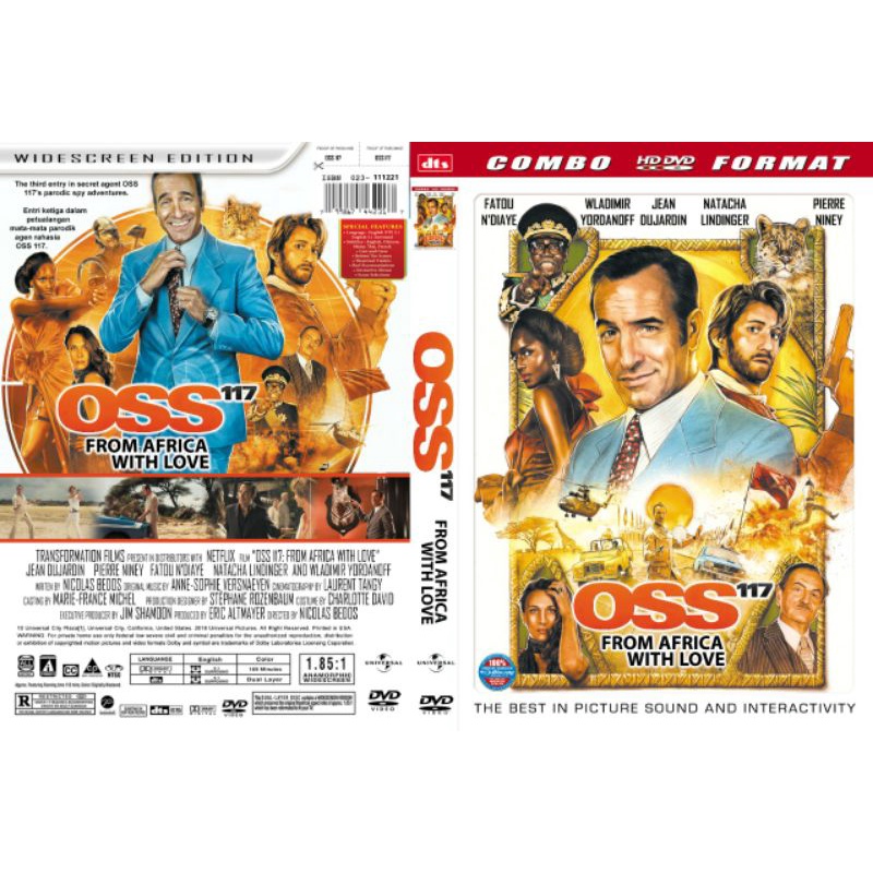 Kaset film action : OSS 117 FROM AFRICA WITH LOVE