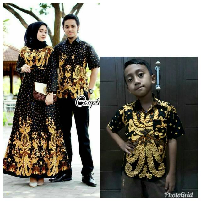 GROSIR BATIK COUPLE GAMIS SOGAN FAMILY