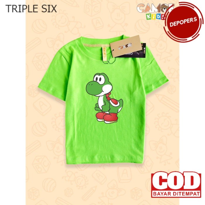 Kaos Anak KIDS Super Mario Yoshi