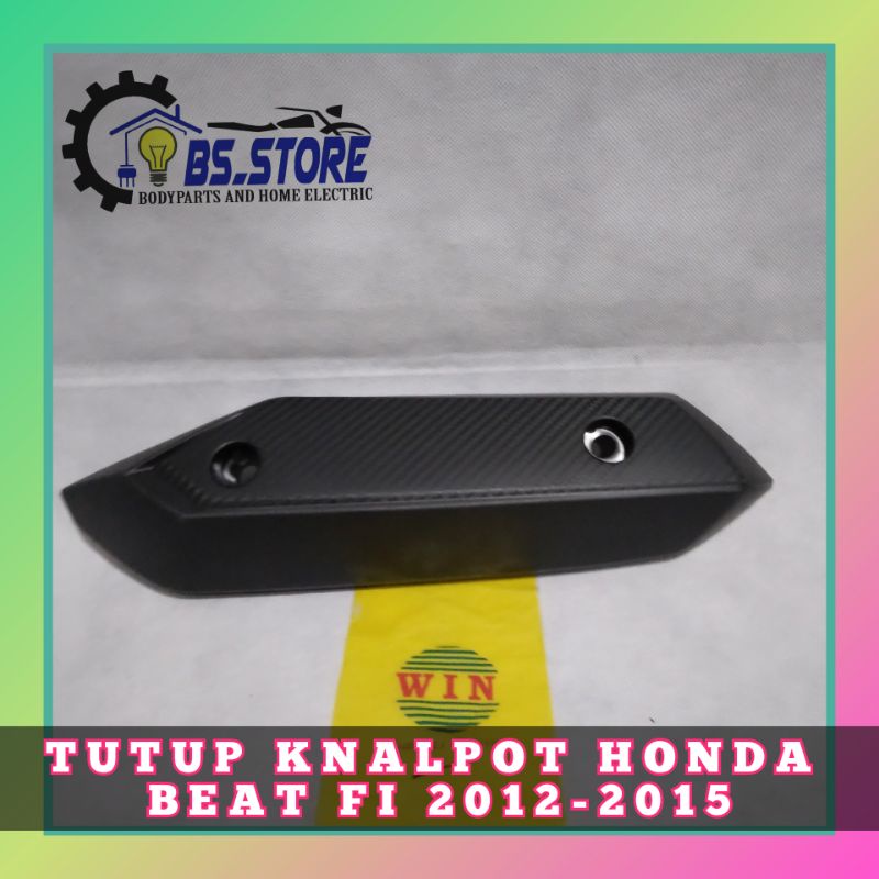 TUTUP KNALPOT HONDA BEAT FI 2012 2013 2014 2015 | COVER MUFLER HONDA BEAT FI