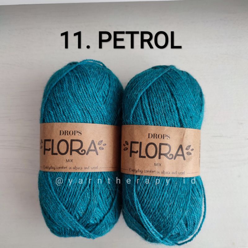 (PETROL - 11) Benang rajut wool alpaca import bisa untuk buat sock Kaos kaki - yarntherapy id
