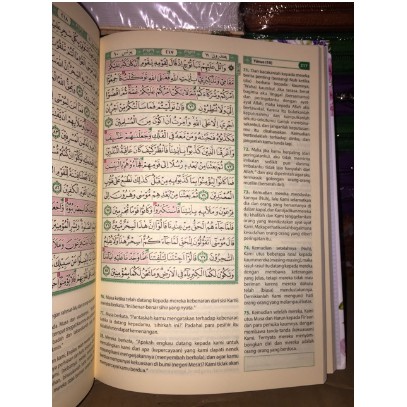 AL QURAN WAQAF IBTIDA TERJEMAH EDISI MUSLIMAH BESAR UKURAN A4