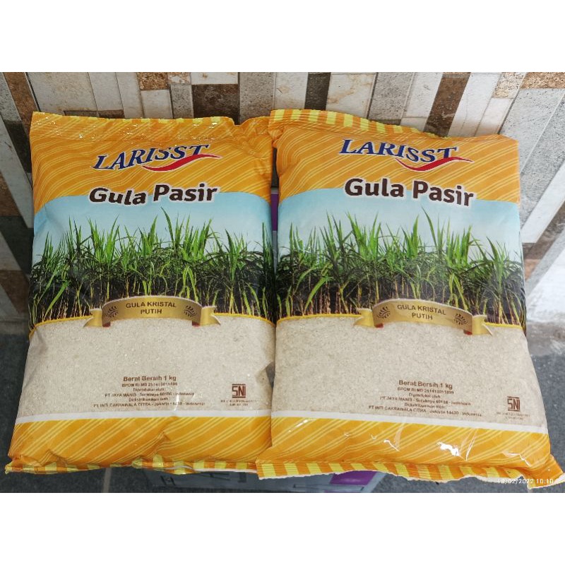 

Raja Gula dan Larisst Gula Pasir kemasan 1 kg