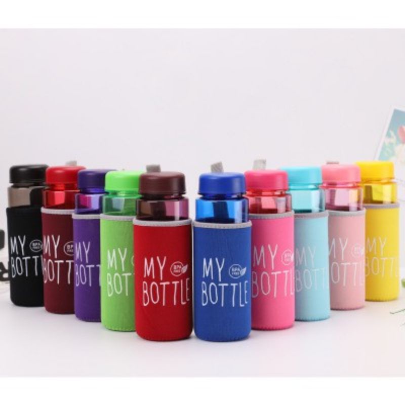 My Bottle + Pouch Warna Infused Water 500ml - Botol Minum