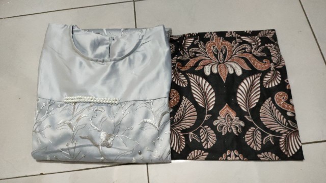 Batik Couple Kebaya Set Anjani Series Tunangan Lamaran Wisuda Kondangan Kekinian 2021