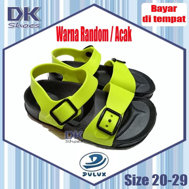 Dulux Let 20-25 / Sandal Sepatu Anak Balita Tali Belakang Laki