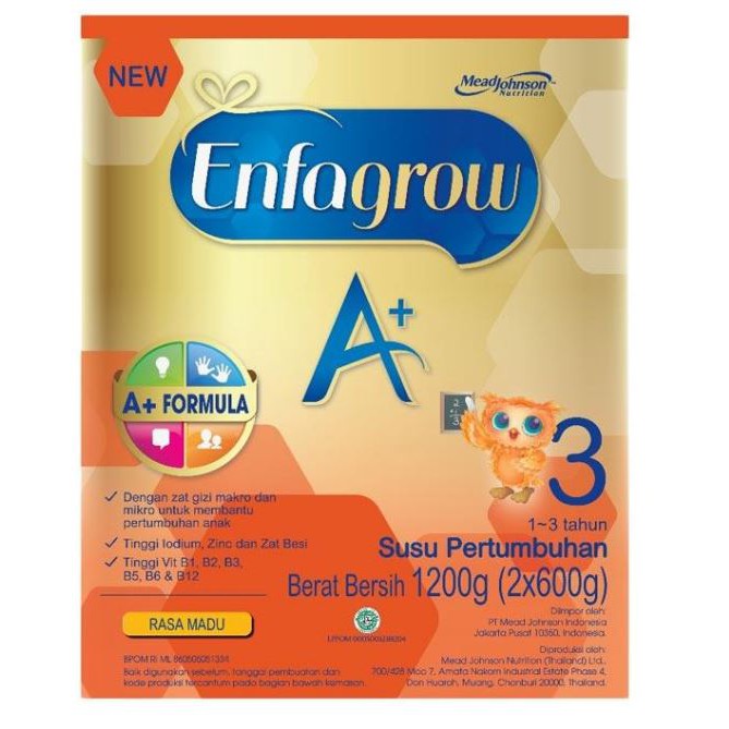 

COD | Enfagrow A+ 3 Madu Susu Pertumbuhan 1200gr MURAH