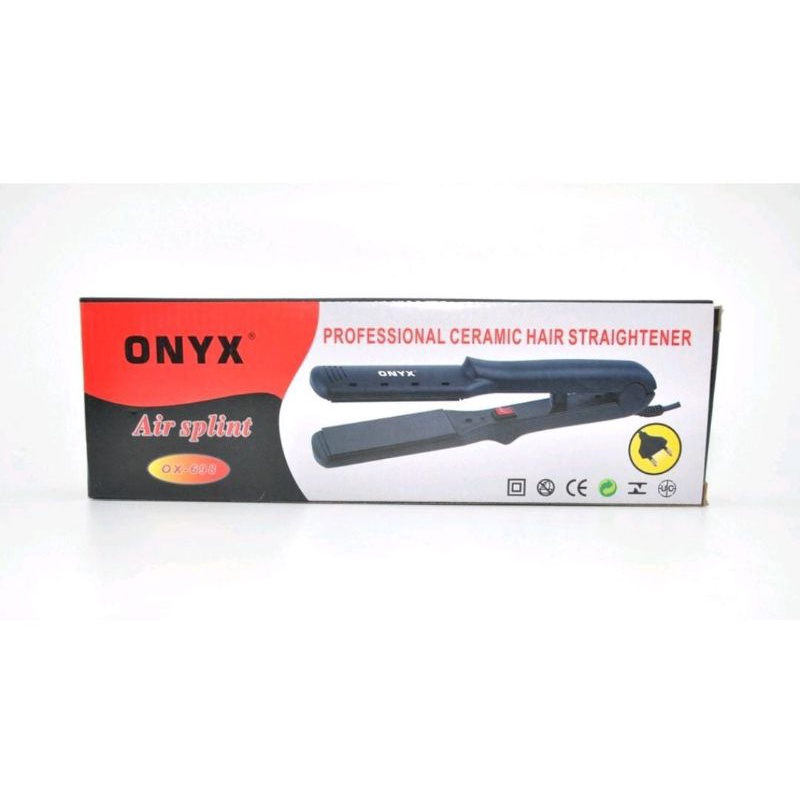 Catok Rambut / CatokanONYX 698 HITAM Alat Catok Rambut / Catokan Hair Iron Ceramic