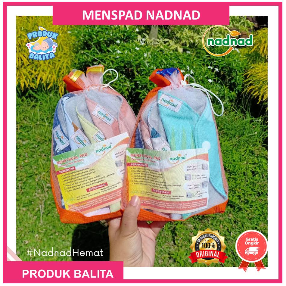 Pembalut Kain Wanita Nadnad Menstrualpad | menspad | menstrual pad