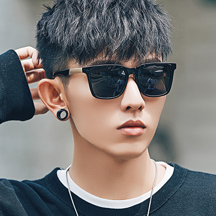 Fashionable Korean retro ins trend personality sunglasses