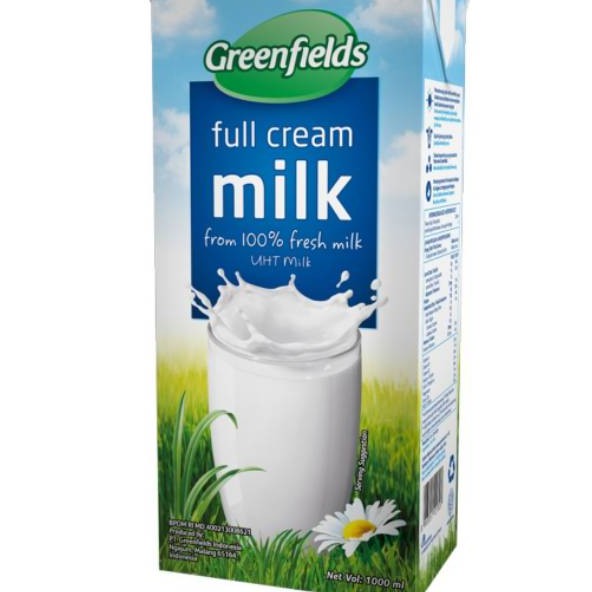 

GREENFIELDS SUSU UHT FULL CREAM 1000ML