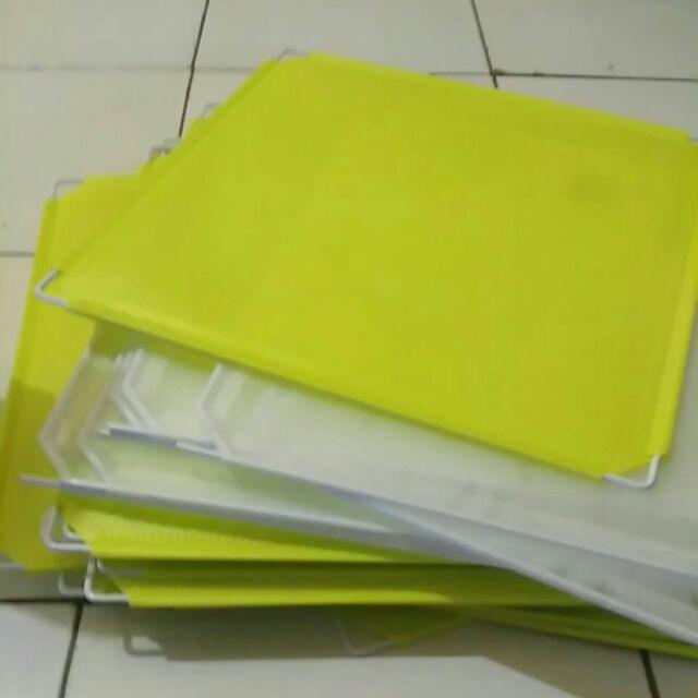 Lemari Baju 2-6-3k-1h Plastic Anti-air Transparan Pintu Lemari Pakaian Multifungsi