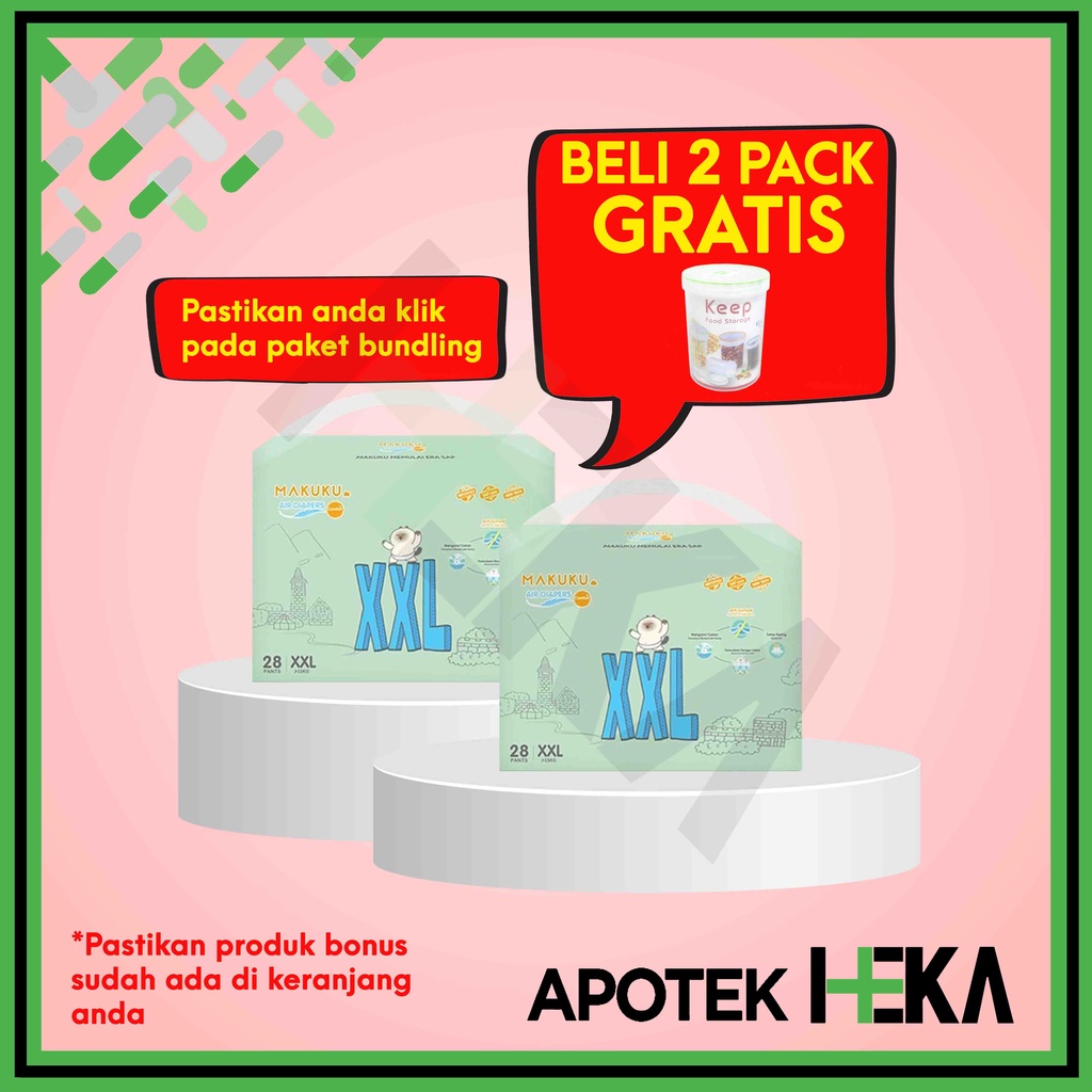 2 Pack Makuku Air Diapers Comfort Pants - Popok Bayi Celana (SEMARANG)