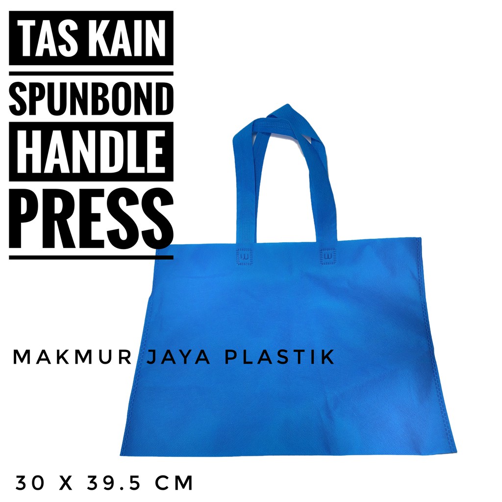 

[ TAS HANDLE PRESS - ISI 12 PC ] TAS KAIN SPUNBOND KANTONG BELANJA
