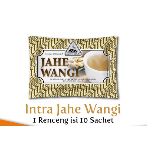 

JAHE WANGI INTRA MINUMAN SERBUK JAHE SACHET
