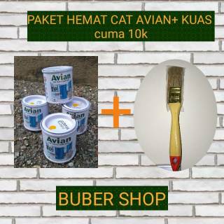  Paket hemat CAT  KAYU BESI AVIAN  tanggung Shopee 