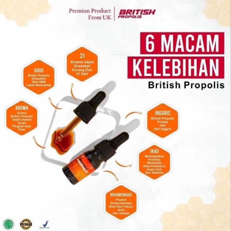 RESELLER British Propilis Original 100%