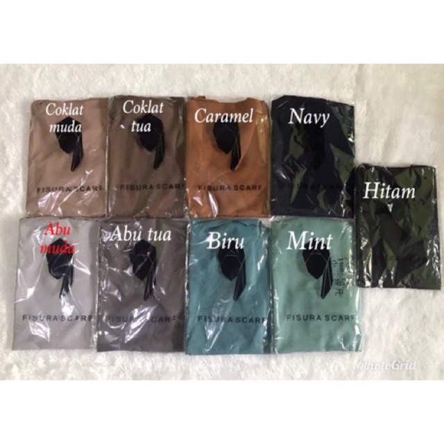 FISURA SCARF | Khimar HILYA Zipper New