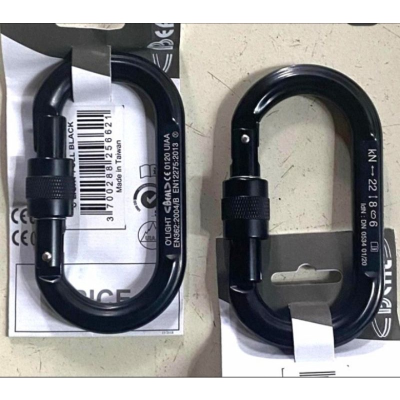 carabiner screw lock o light alloy beal not camp xinda petzl ntr