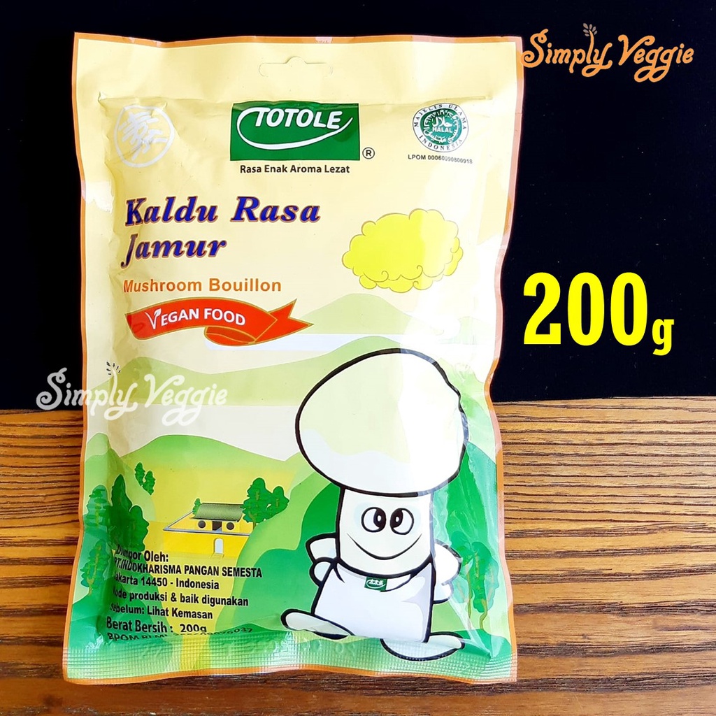 

Kaldu Jamur Totole 200g / Penyedap Rasa Jamur Vegetarian Vegan Halal / Penyedap Rasa Vegetarian