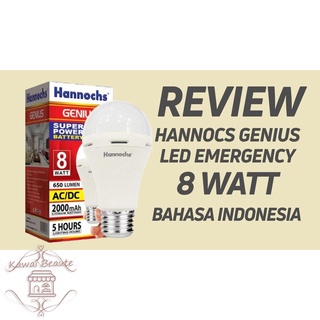 Lampu Emergency Hannochs Genius LED / Lampu magic 6w 8w 10w 12W 15W