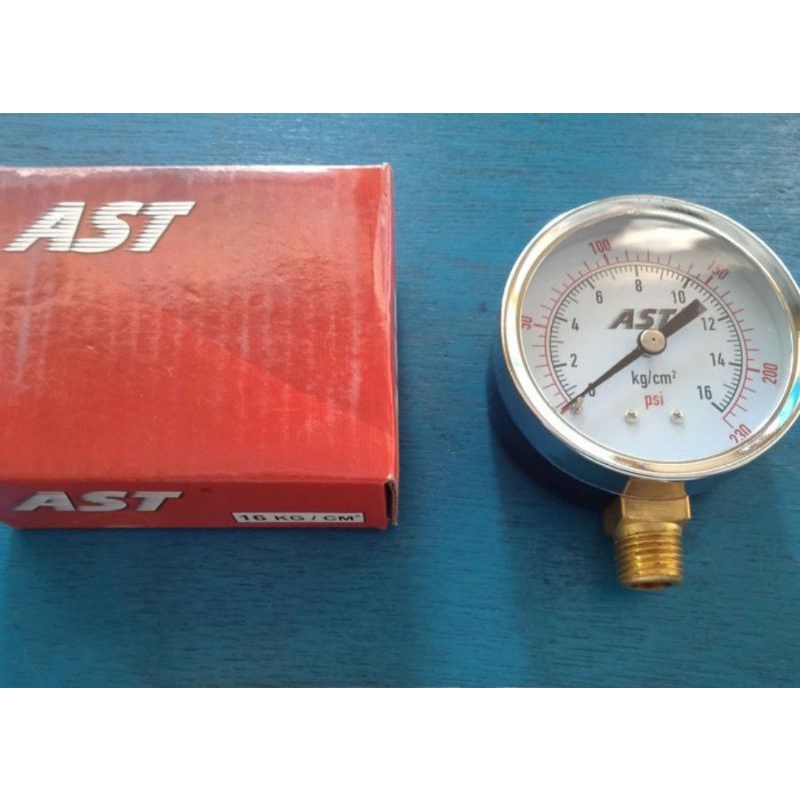 Manometer Pressure Gauge 16 Bar AST