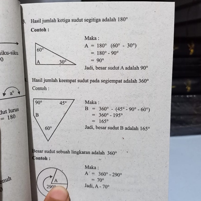 RUMUS MATEMATIKA (BERHITUNG) UNTUK SD/MI