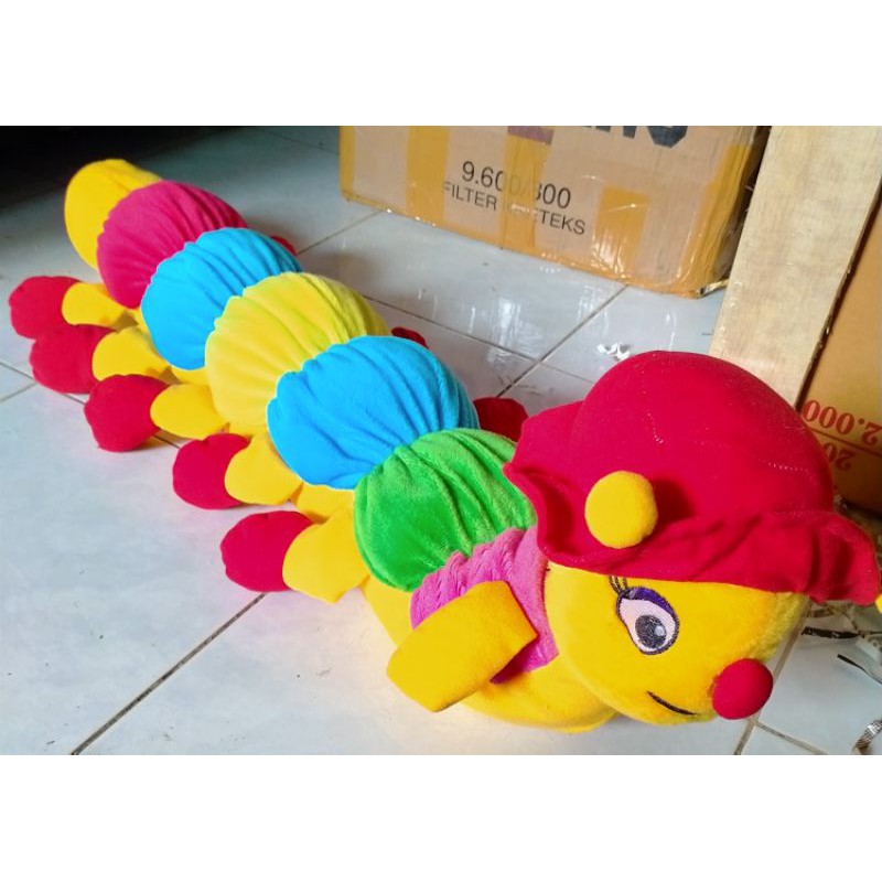 Boneka Ulat Ulil Topi Jumbo Boneka Dashboard Mobil Ulil Ulat Topi Jumbo