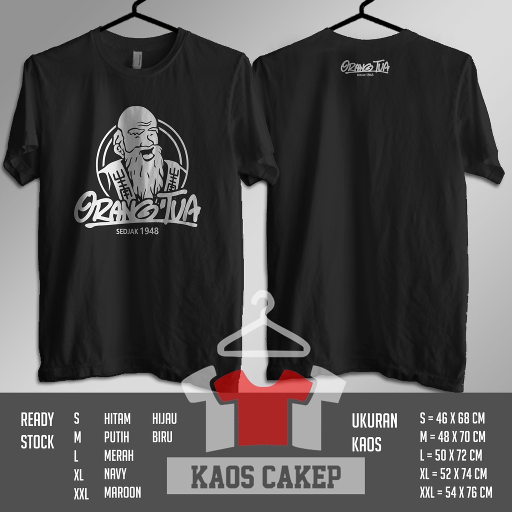 Kaos Baju Cap Orang Tua Anggur Merah Kaos Distro