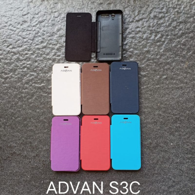 Flip case Advan S3C flipcase book cover sarung buku flipshell