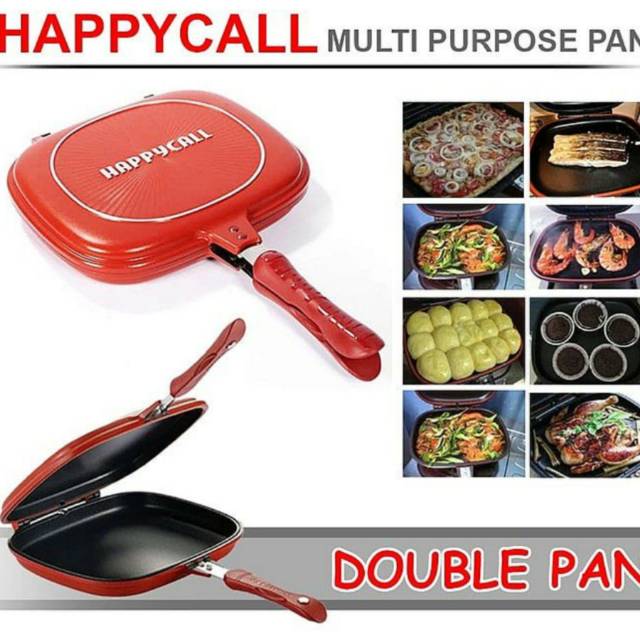 HAPPY CALL 32cm DOUBLE PAN JUMBO  HAPPYCALL Asli Korea