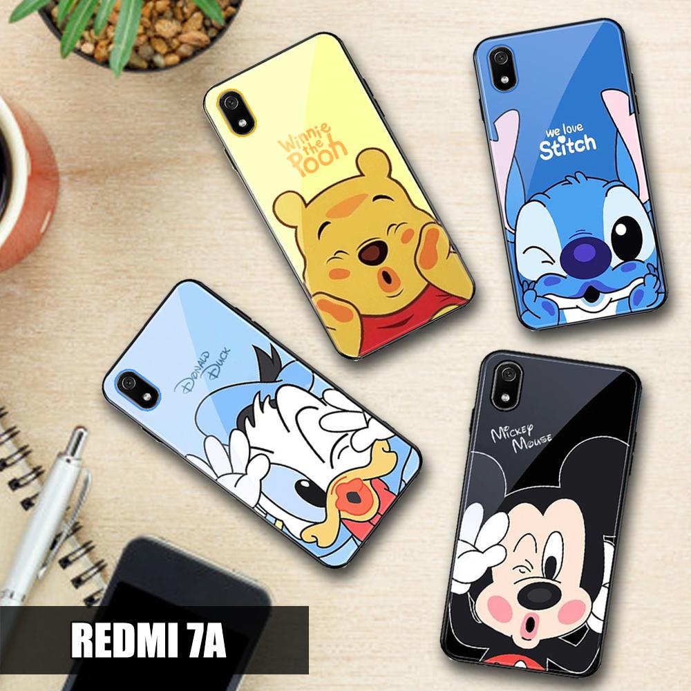 Softcase Case 3D Karakter Lucu For Redmi 7a Case Pelindung Camera Kesing Hp Redmi 7a Plus Lucu Casin