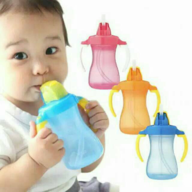 PIGEON Petite Straw Bottle 150 ml Botol Minum Anak Bayi Sedotan 150ml