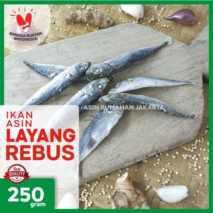 

PROMO Ikan Asin Layang Rebus 250 Gram / Ikan Layang Rebus Asin / Ikan