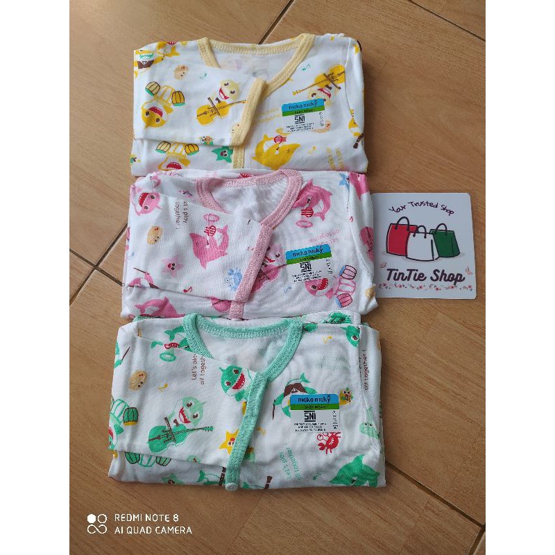 Stelan Baju Bayi Panjang Newborn Baru Lahir  SNI