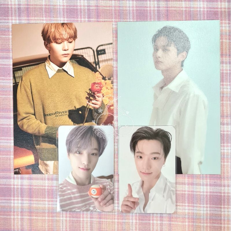 (BACA DESC) PC/Photocard Your Choice Dino Seungkwan Jun Beside Other One Side Postcard Benefit Joeun