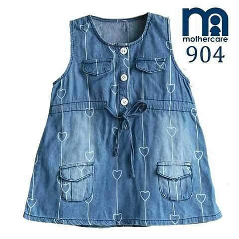 Dress Denim Mothercare dress anak perempuan lucu