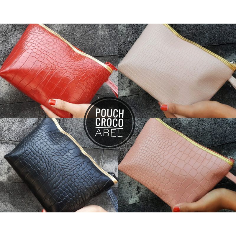 POUCH KOSMETIK ABEL CROCO DOFF