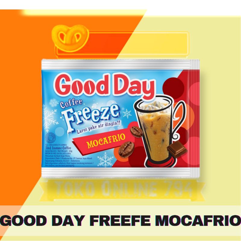 

Good Day Freeze Mocafrio 30gr 1 Renteng / Kopi Good Day Freeze Mocafrio