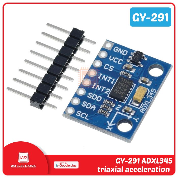 GY-291 GY291 ADXL345 TRIPLE AXIS ACCELEROMETER