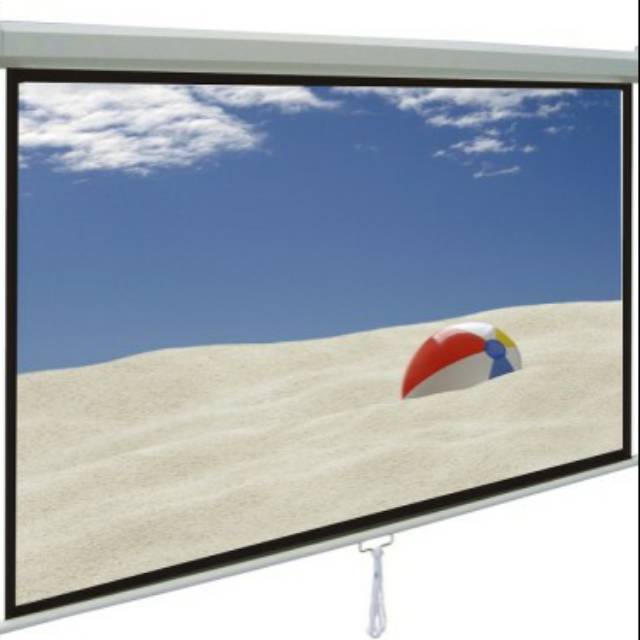 Screen proyektor manual 84inch