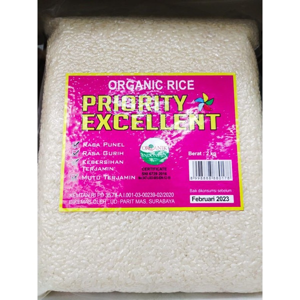 

Beras organik excellent 2kg