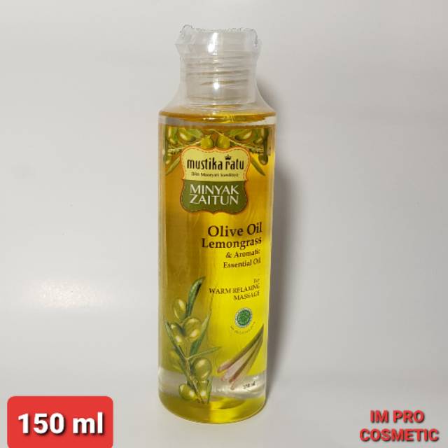 Mustika Ratu Olive Oil Lemongrass & Aromatic Essential Oil / Minyak Zaitun Lemongrass