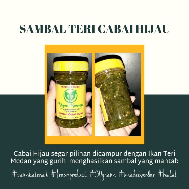 

Sambal Teri Cabai Hijau